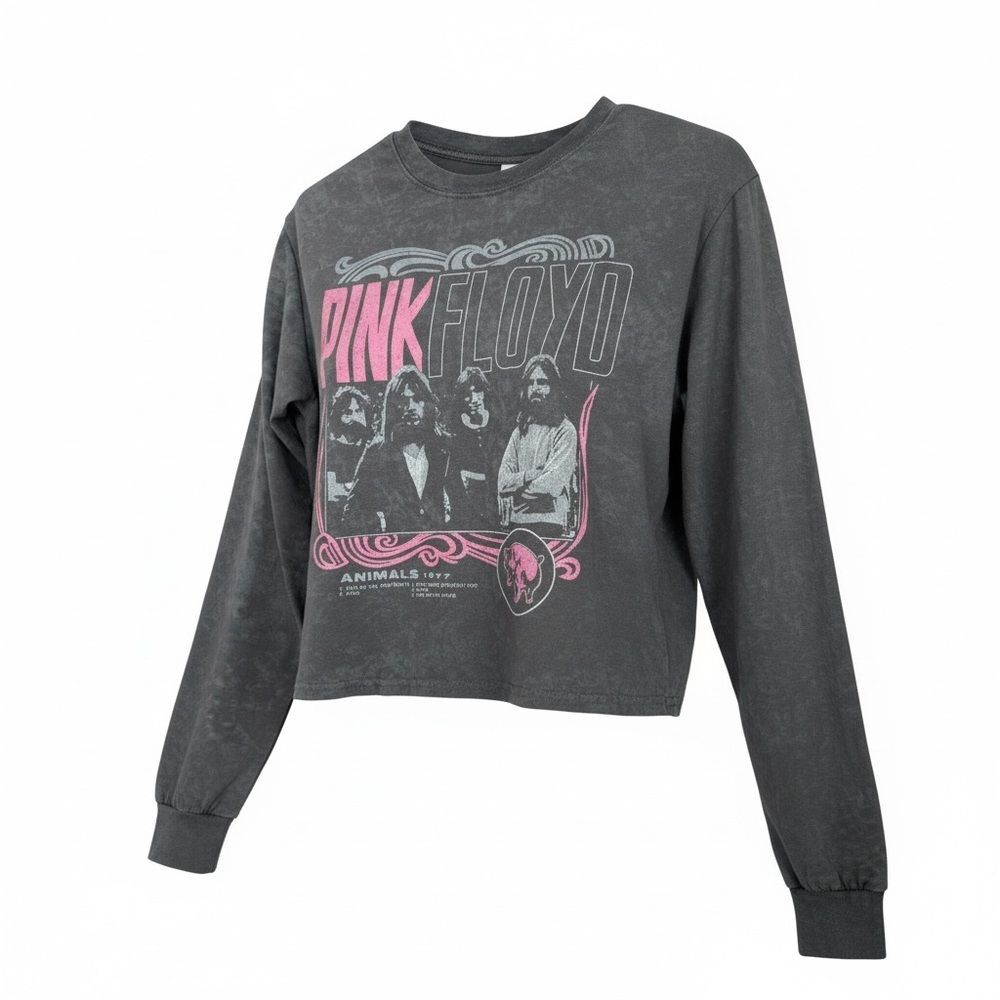 Pink Floyd Women's Sweater - Black and Pink